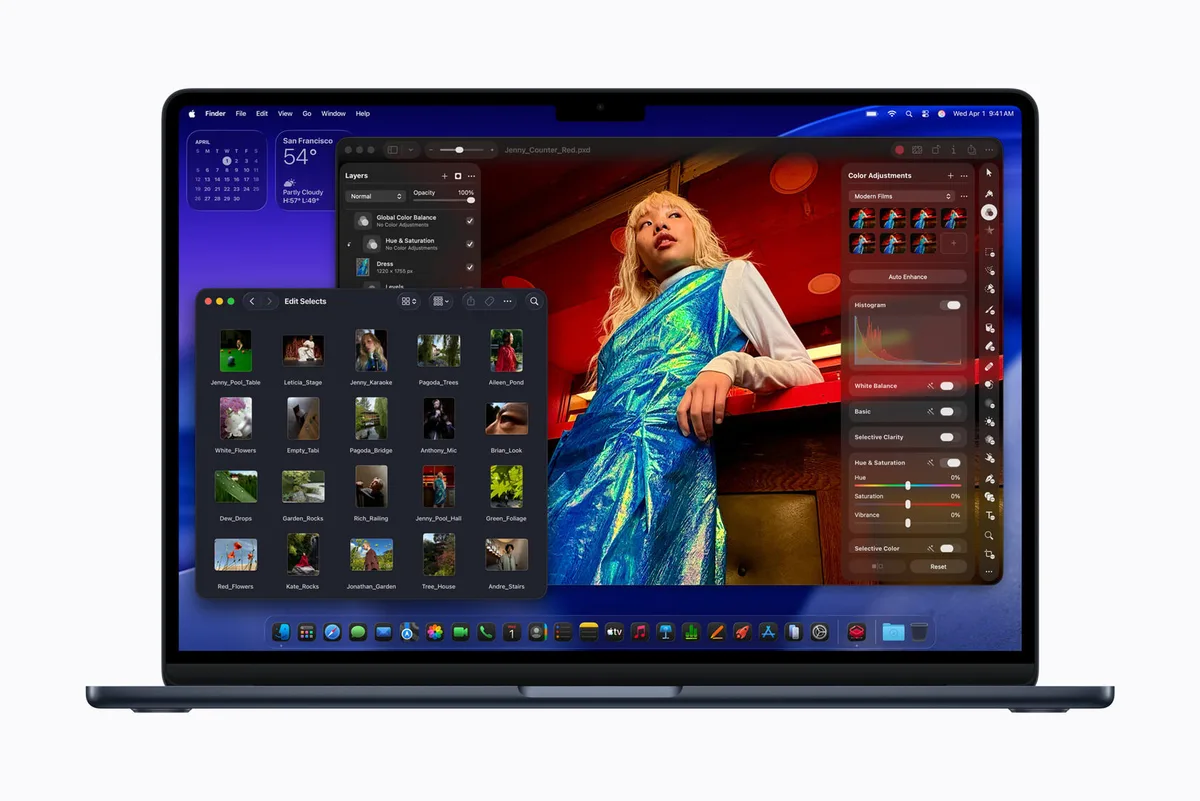 MacBook Air поставляется в стандартной комплектации с 512 ГБ памяти и новым SSD-накопителем