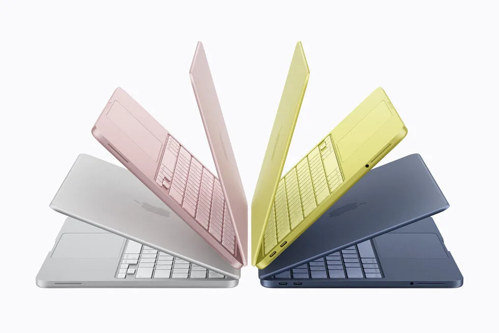 MacBook Neo выпускается в четырех великолепных цветах