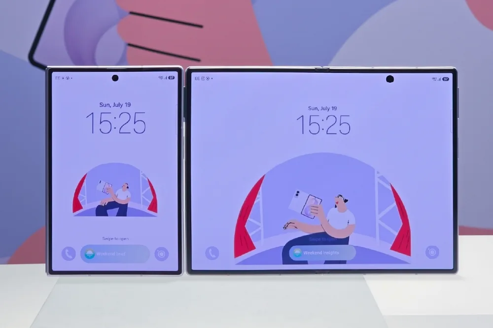 Galaxy Z Fold 8 с внешним экраном 5,5 дюйма и основным экраном 7,6 дюйма