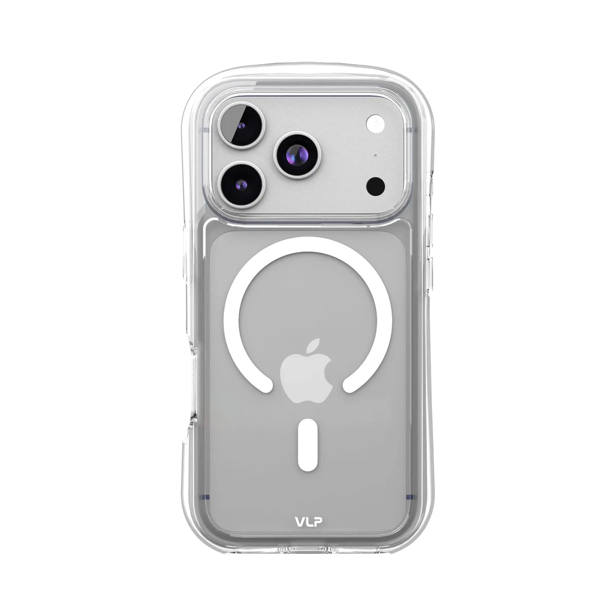 Чехол защитный VLP Bubble Case с MagSafe для iPhone 17 Pro, белый