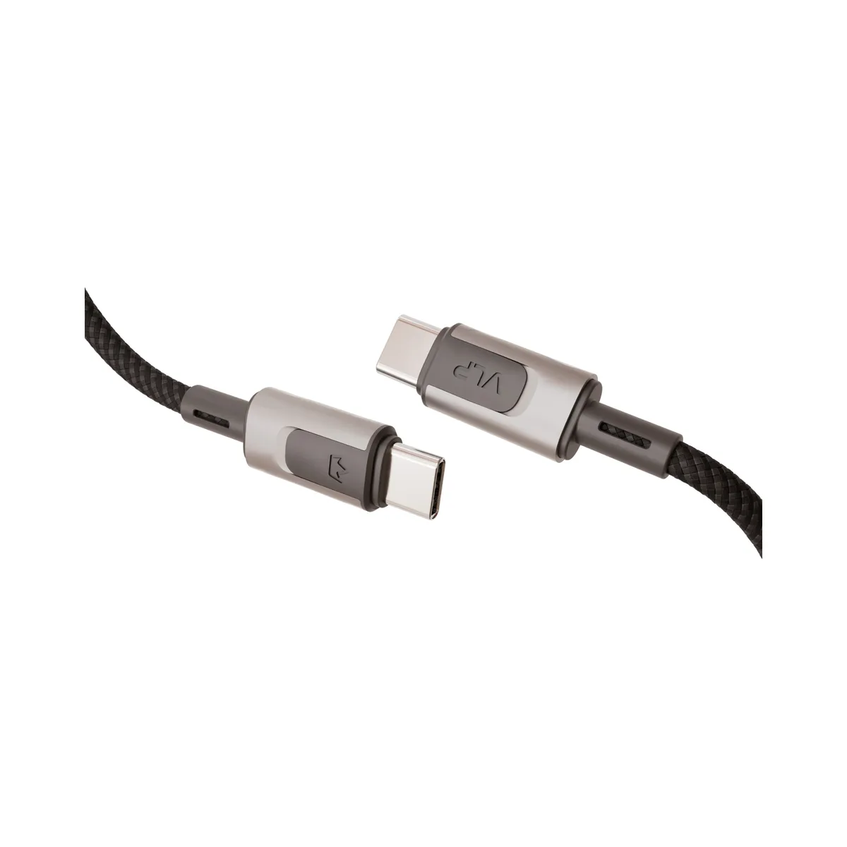 Дата-кабель VLP Force Line 100W USB-C + USB-C, 1.2m, черный