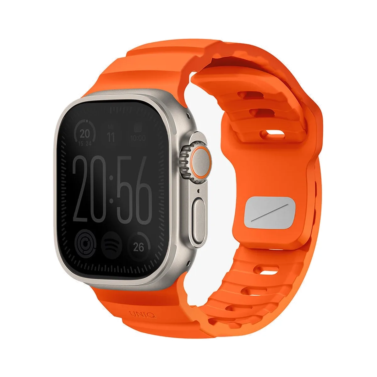 Ремешок Uniq для Apple Watch 44, 45, 46, 49 mm Alton, оранжевый
