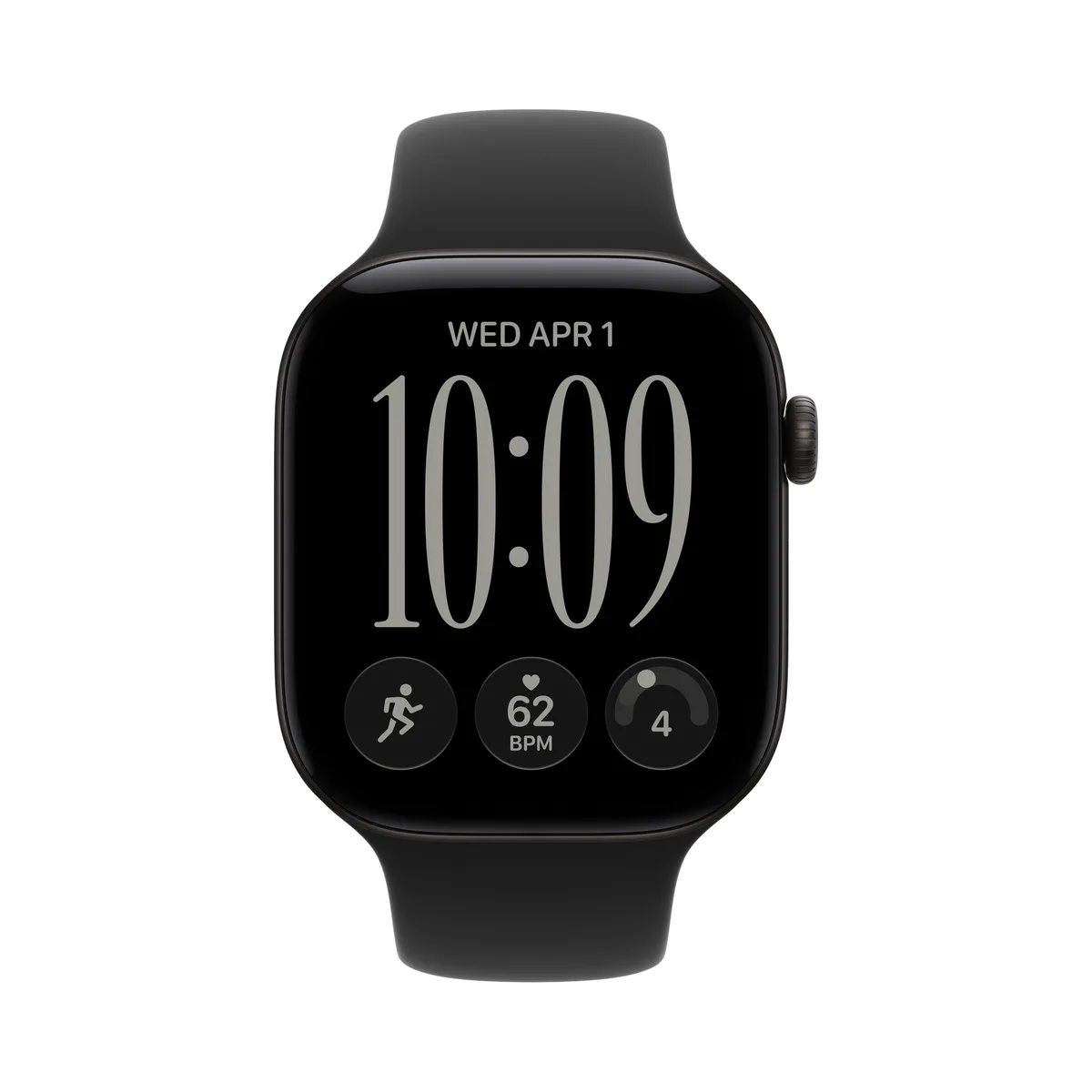 Apple Watch Series 12 42mm Black Sport Band M/L