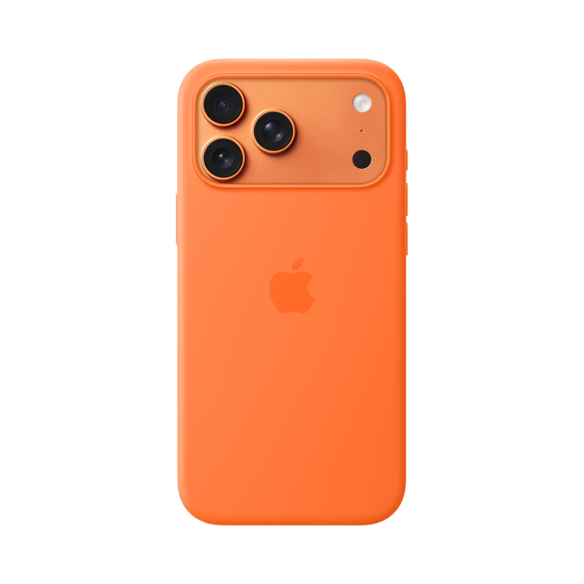 Чехол оригинальный Apple iPhone 17 Pro Max Silicone Case MagSafe Orange