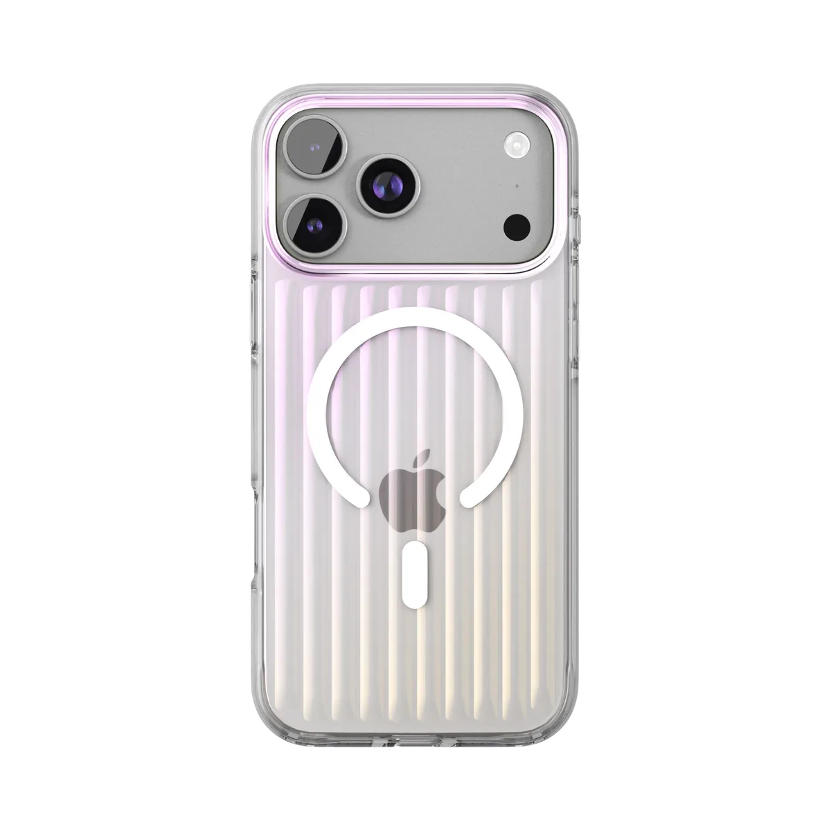 Чехол защитный VLP Pulse Case с MagSafe для iPhone 17 Pro Max, перламутровый