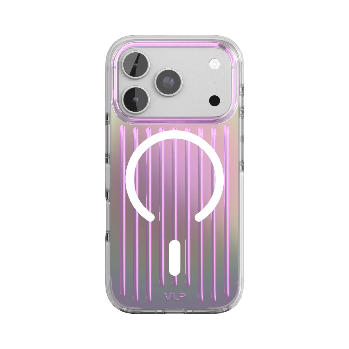 Чехол защитный VLP Pulse Case с MagSafe для iPhone 18 Pro, перламутр