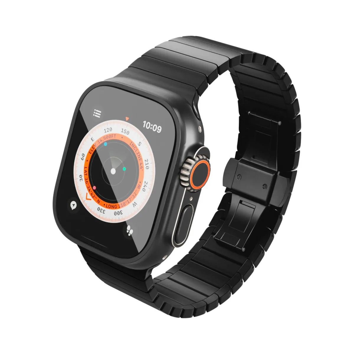 Ремешок VLP Titanium Band для Apple Watch 42/44/45/49, черный