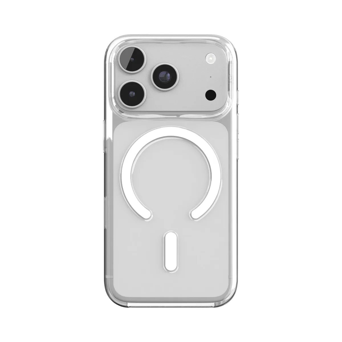 Чехол защитный VLP Puro Case с MagSafe для iPhone 18 Pro, прозрачный