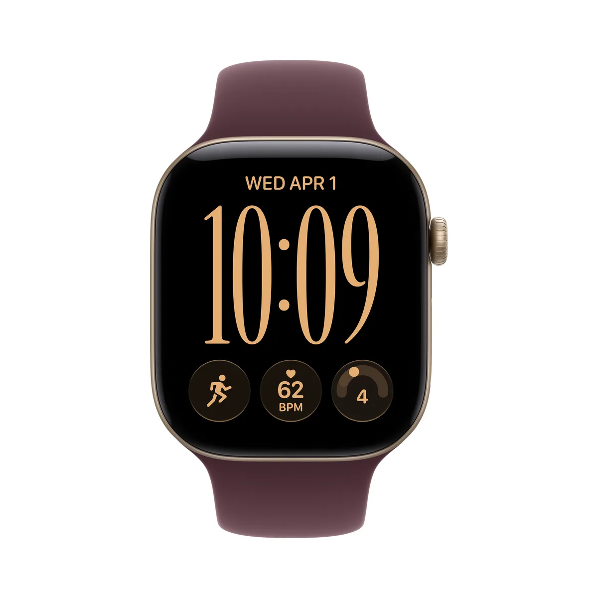 Apple Watch Series 12 42mm Light Gold Sport Band S/M