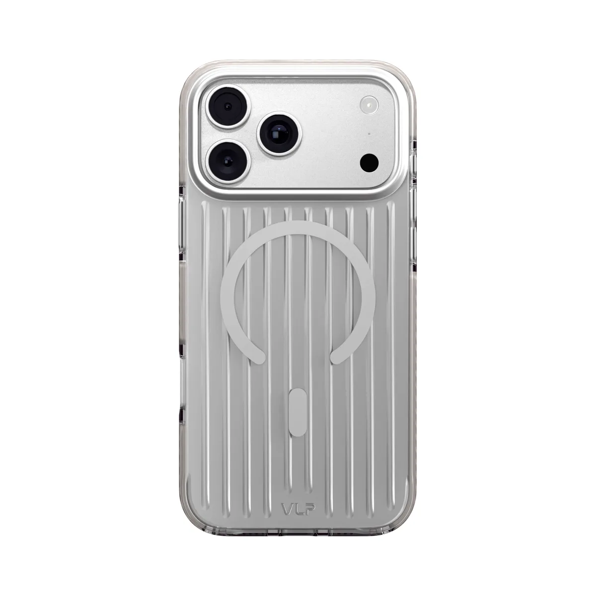 Чехол защитный VLP Pulse Case с MagSafe для iPhone 18 Pro Max, серебристый