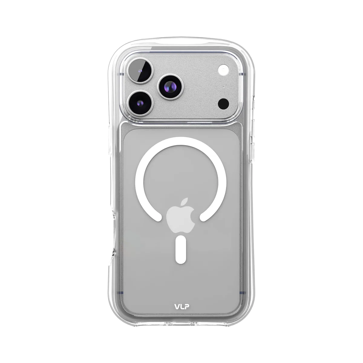 Чехол защитный VLP Bubble Case с MagSafe для iPhone 17 Pro Max, белый