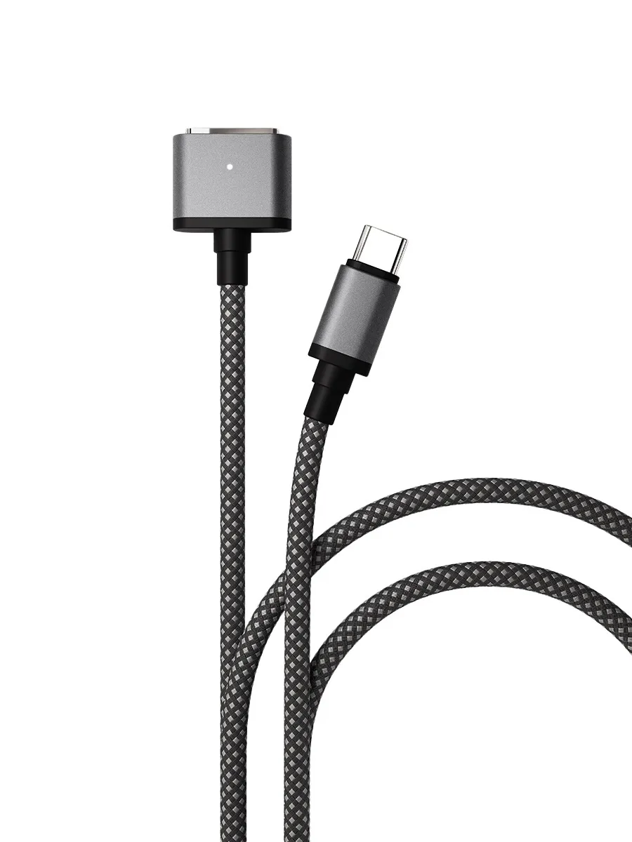 Дата-кабель "vlp" Cable USB C - MagSafe, 2.0м, космический серый
