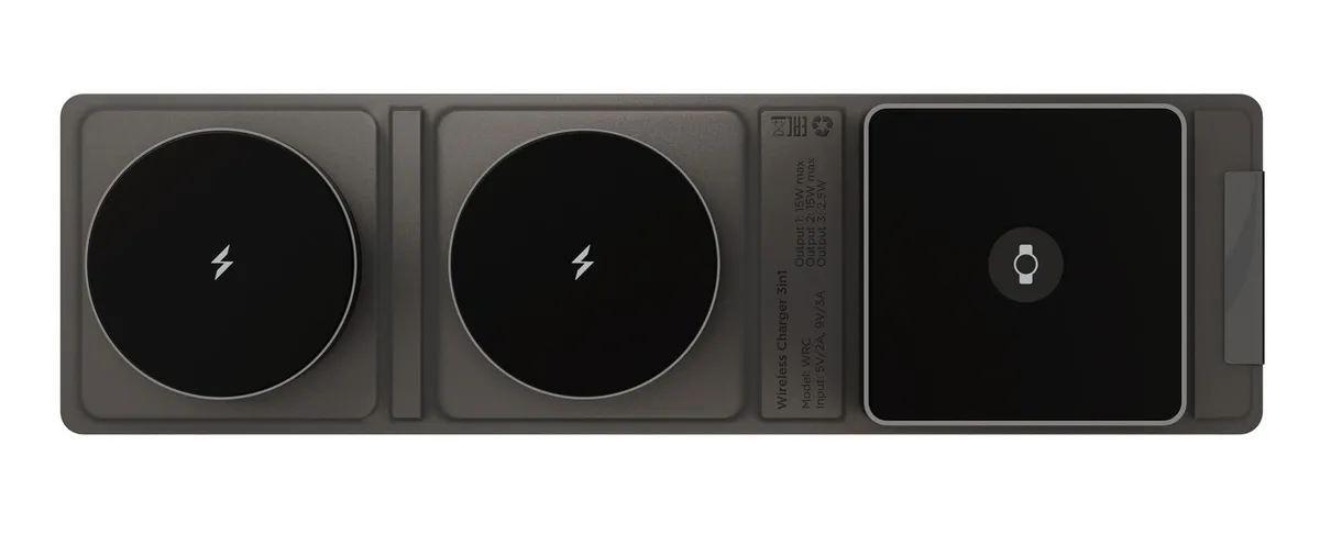 Беспроводное зарядное устройство "vlp" Wireless Charger 3 в 1 для Samsung, черное