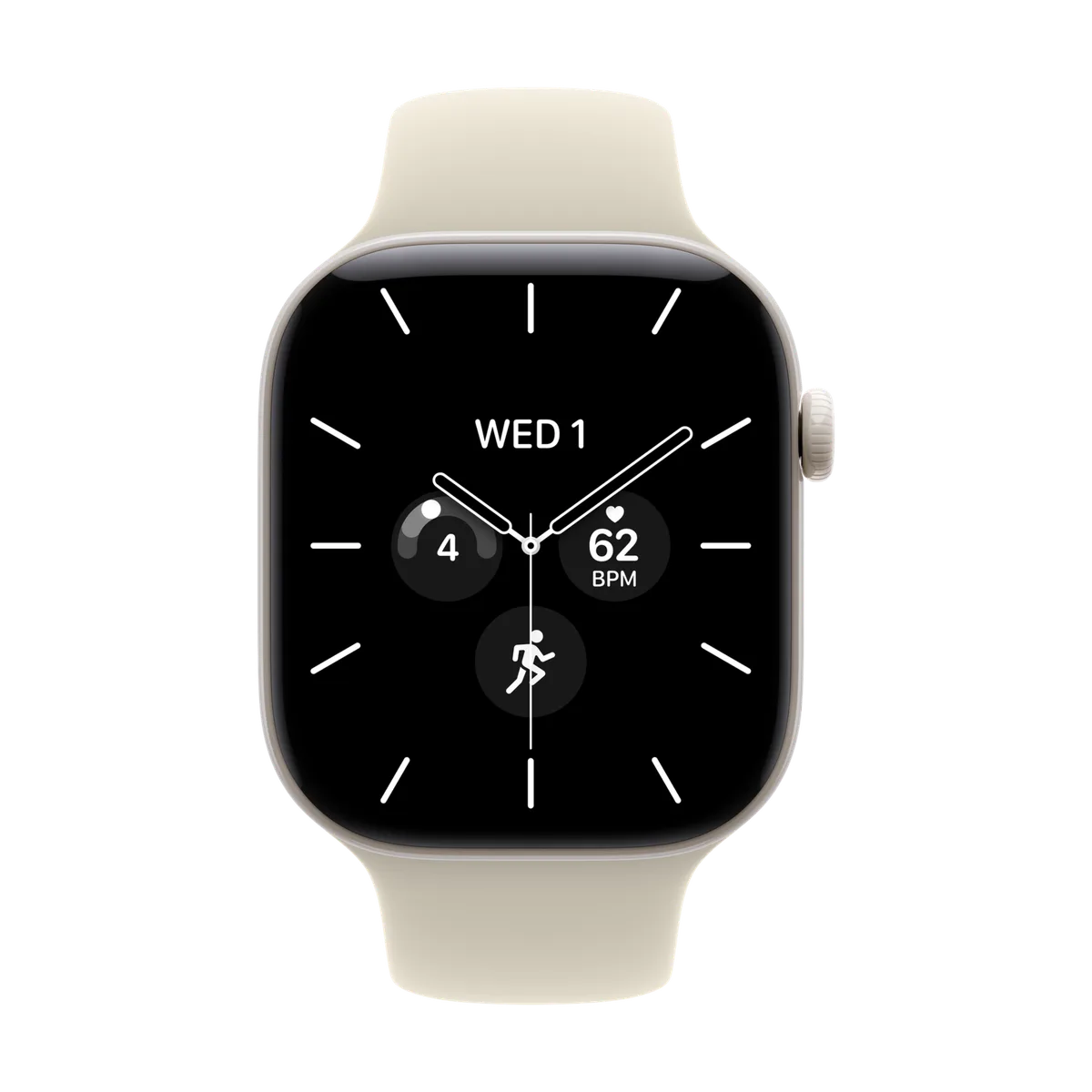 Apple Watch Series 12 46mm Pearl White Ceramic Sport Band