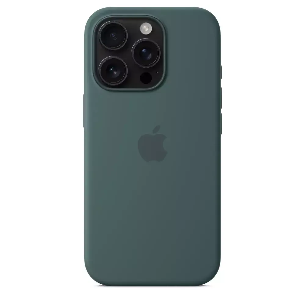 Чехол оригинальный Apple iPhone 16 Pro Silicone Case MagSafe Lake Green