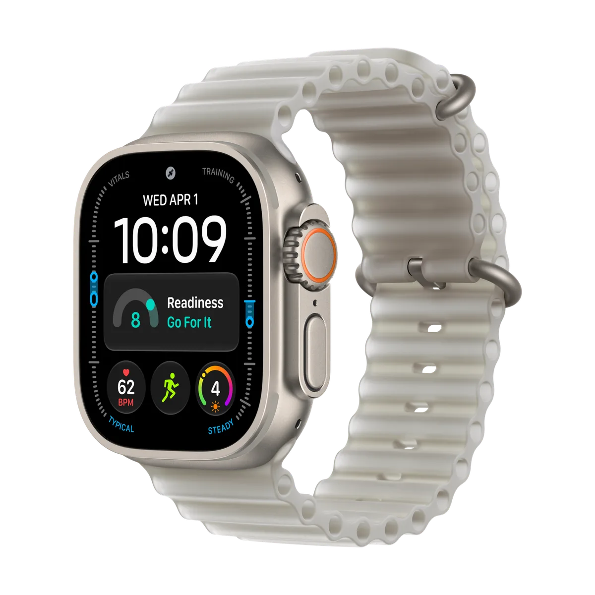 Apple Watch Ultra 4 49mm Natural Titanium Ocean Band