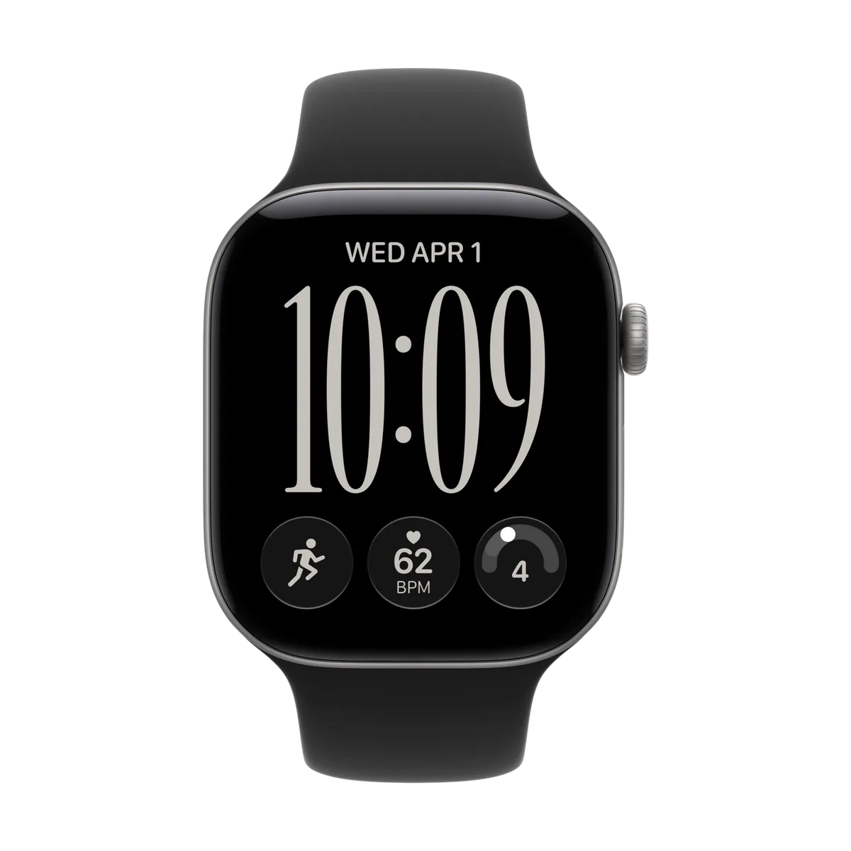 Apple Watch Series 12 42mm Space Gray Aluminum Sport Band