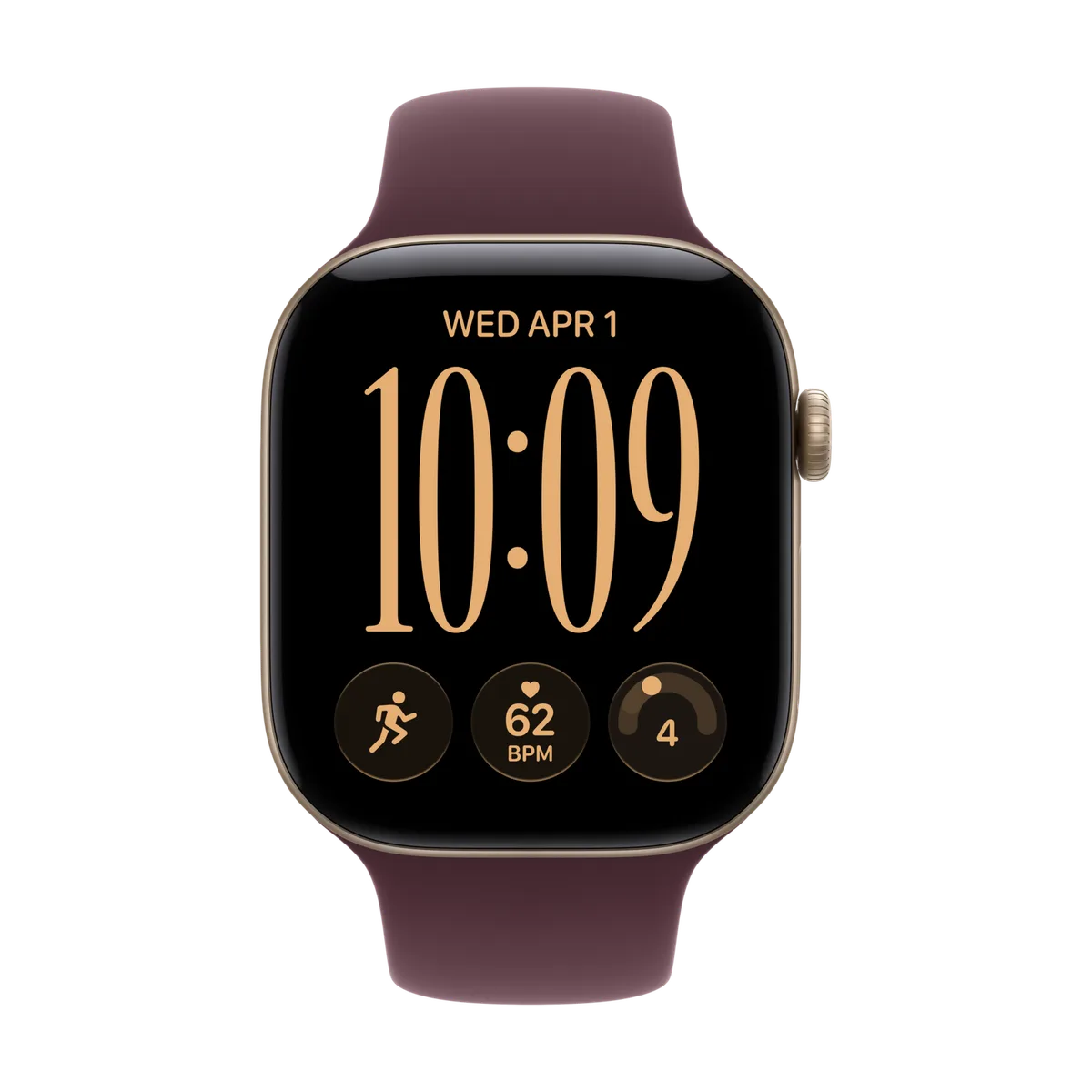 Apple Watch Series 12 46mm Light Gold Aluminum Sport Band