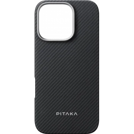 Чехол Pitaka Military-Grade на Apple iPhone 16 Pro Max Black/Grey