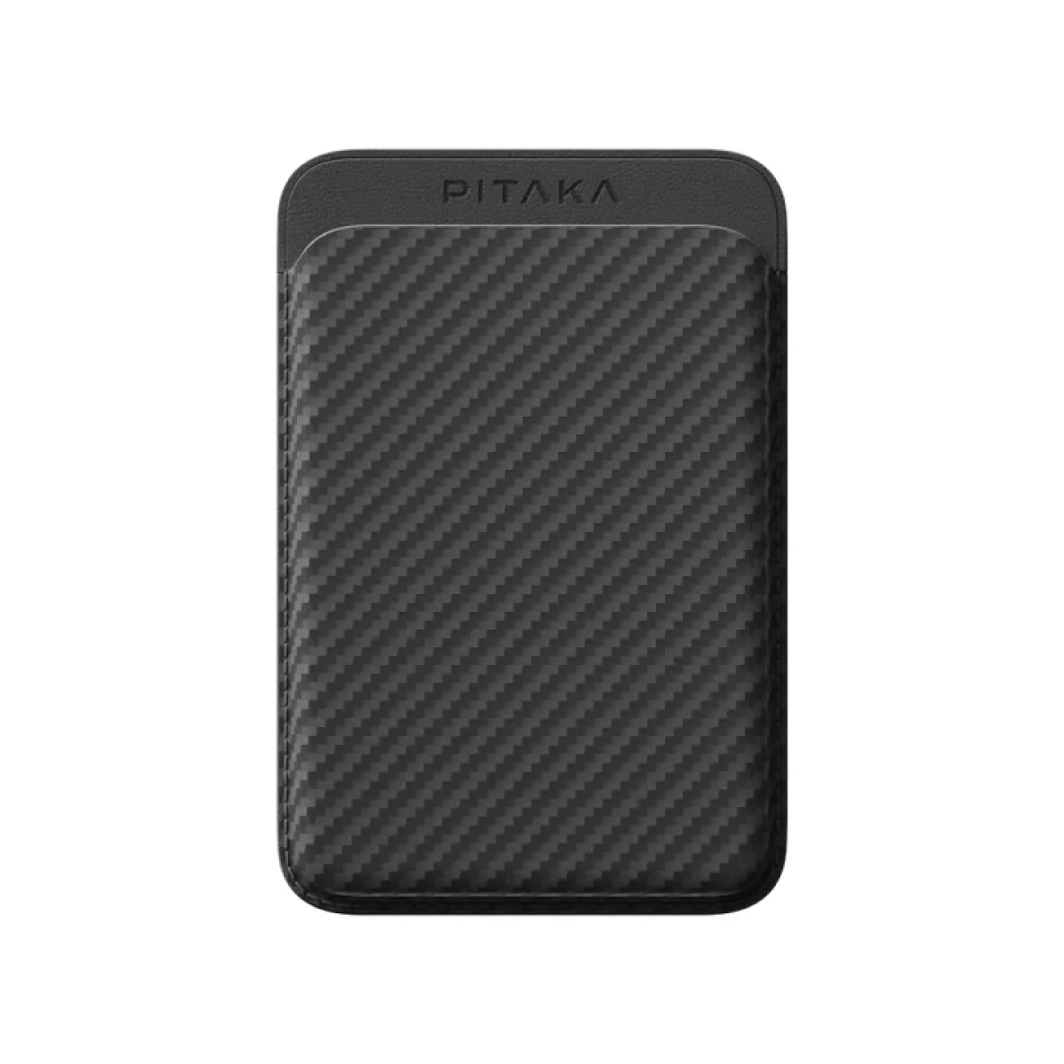 Картхолдер Pitaka MagSafe Woven Wallet Black/Grey