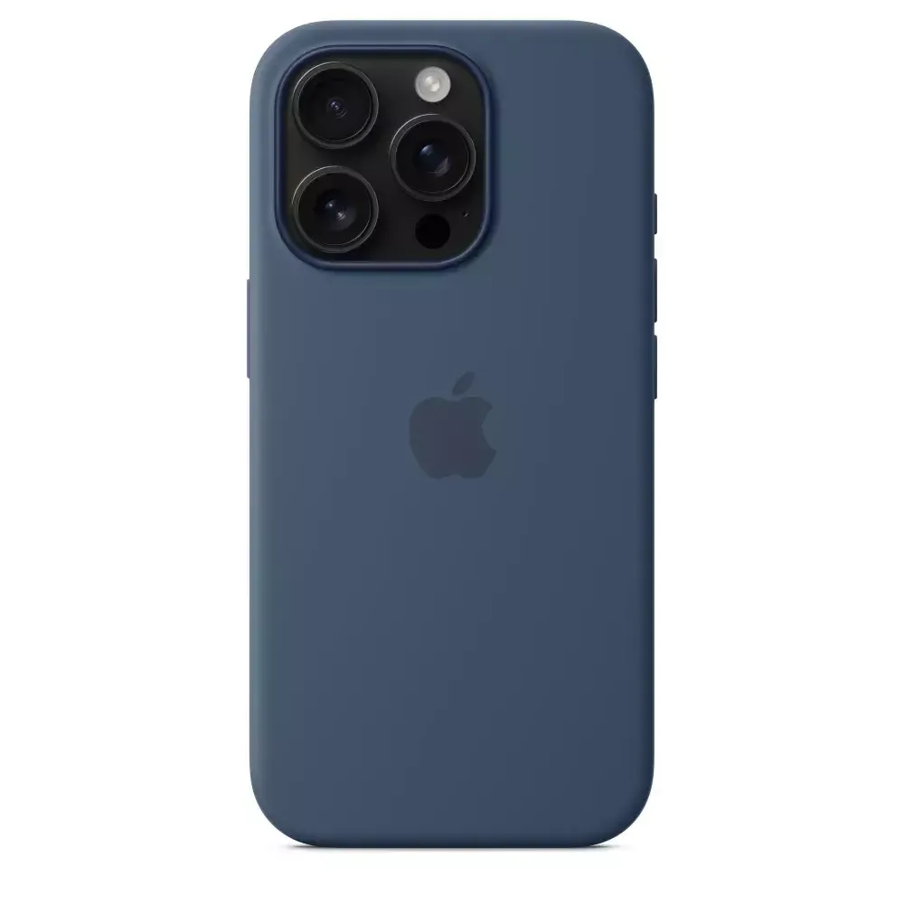 Чехол оригинальный Apple iPhone 16 Pro Silicone Case MagSafe Denim