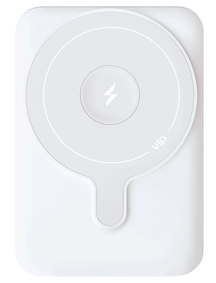 Аккумулятор внешний «vlp» Dual Magsafe PowerBank 5000 mAh, 3A, USB-C, белый