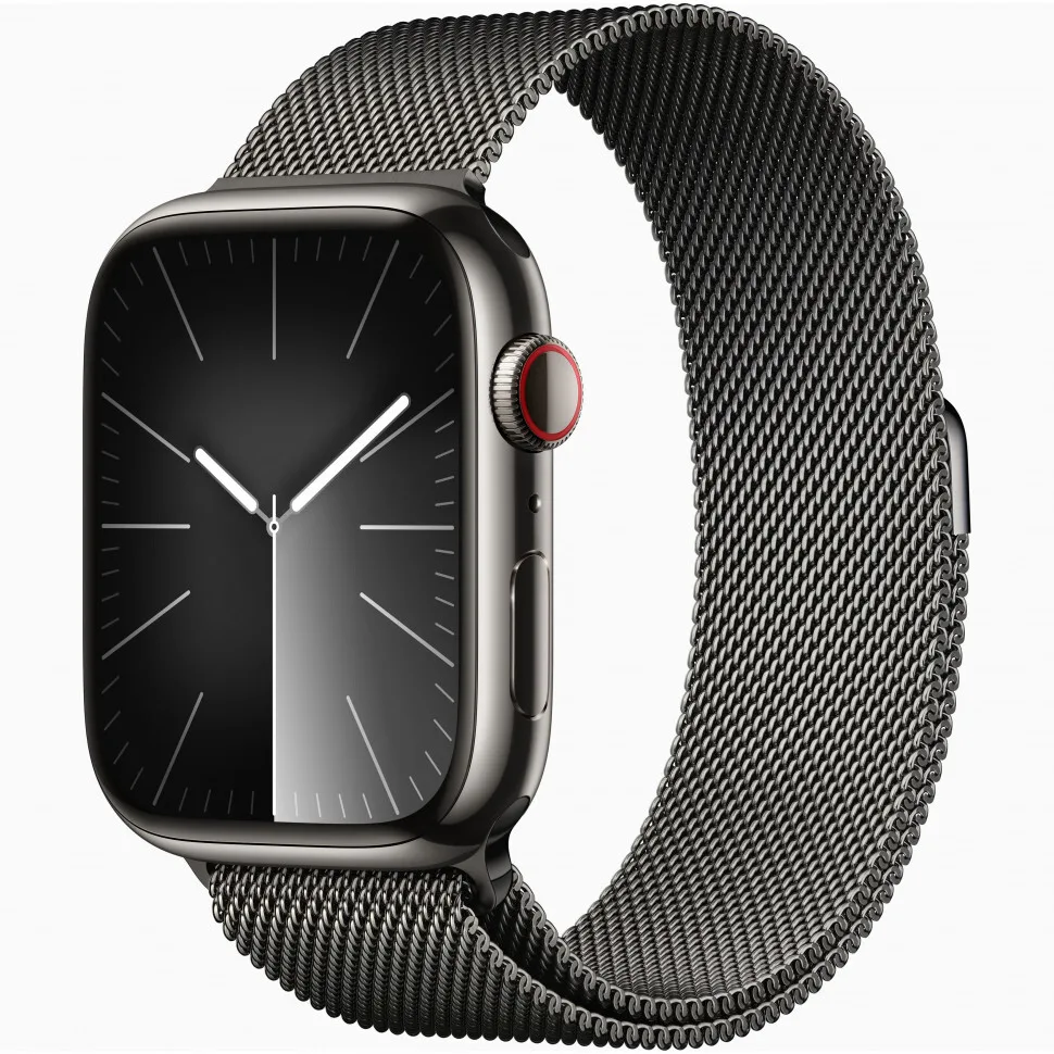 Apple Watch Series 9 45mm Stainless Steel Milanese Loop