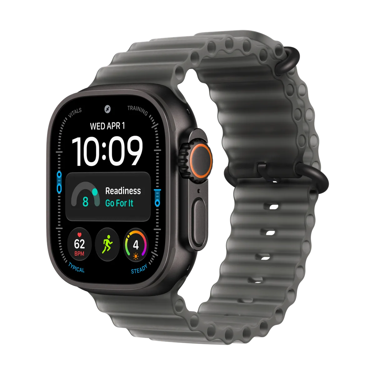 Apple Watch Ultra 4 49mm Black Titanium Ocean Band
