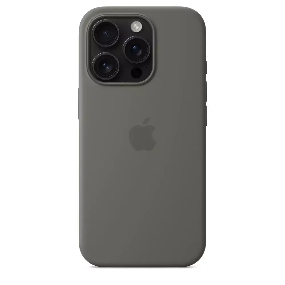 Чехол оригинальный Apple iPhone 16 Pro Silicone Case MagSafe Stone Gray