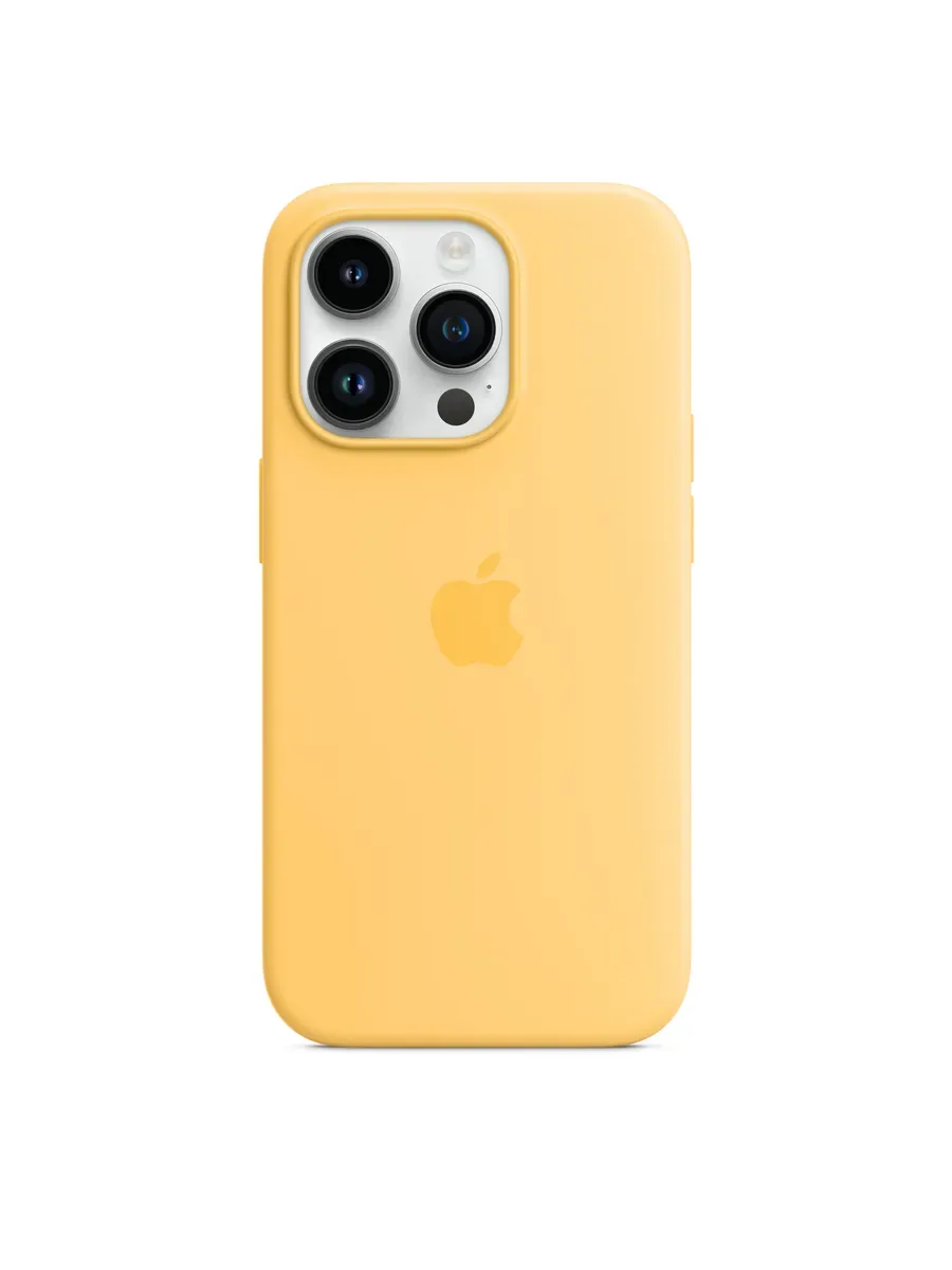 Чехол Оригинальный Apple iPhone 14 Pro Silicone Case MagSafe Sunglow